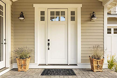 DII Rubber Doormats Collection All Weather, 18x30, Scroll - color: Scroll, size: 1'6" x 2'6" (Rectangular)