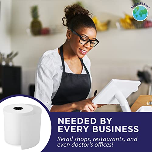 PaperPlanet Thermal Paper for Square Stand and Register | 20 Rolls