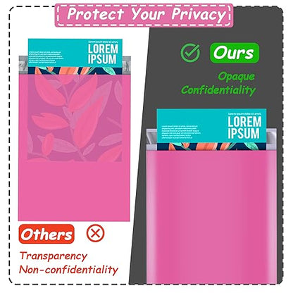 JinRuiKJ Poly Mailers 14.5x19 Inch, 50 Pcs Shipping Bags, Pink - color: Pink, size: 14.5*19inch 50pcs