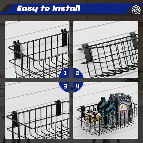 35PCS Slatwall Accessories for Garage Organization Workshop Storage