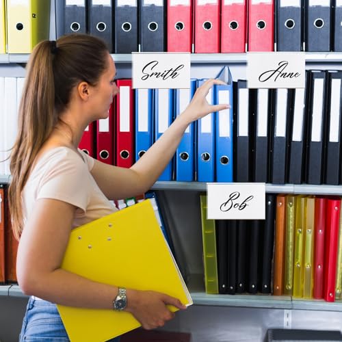 Feifeiya 12 Pcs Acrylic Shelf Talkers 5" x 3", Side Load Label Holders - size: 5" x 3"