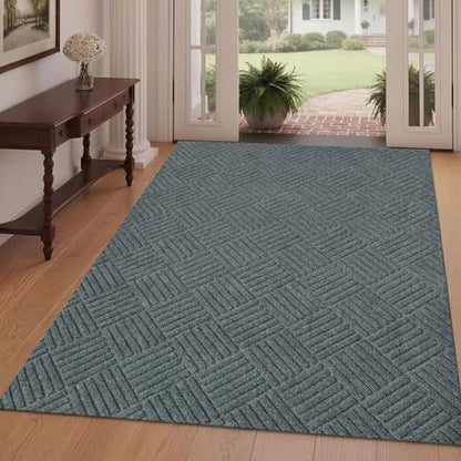 jxgzyy Commercial Outdoor Runner Rug 3'11" x 2'8", Dark Grey - color: Dark Grey, size: 3'11" x 2'8" (Rectangular)