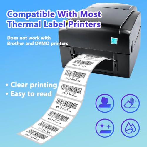 9527 Product 2" x 1" Sticker Labels Direct Thermal Labels 1000 Labels Per Roll - size: 2" x 1" | 1000 Labels