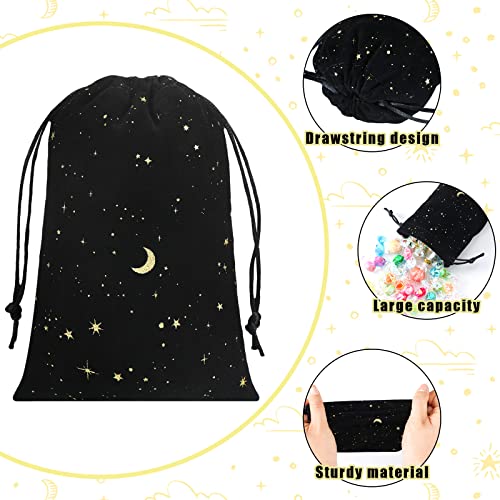 Hillban 30 Pcs 4 x 6, Black Velvet Bag with Drawstring for Jewelry - color: Black, size: 4 x 6 "