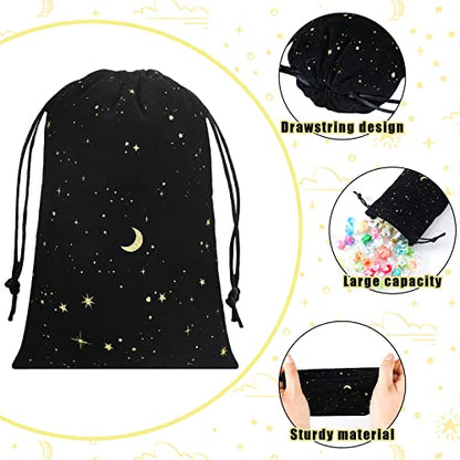 Hillban 30 Pcs 4 x 6, Black Velvet Bag with Drawstring for Jewelry - color: Black, size: 4 x 6 "