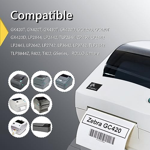 BETCKEY - 1.5" x 0.5" (38 mm x 13 mm) Thermal Labels, [20 Roll/47000 Labels]
