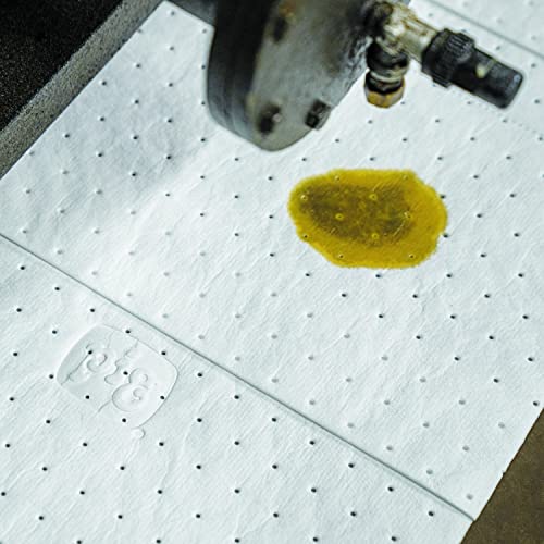 PIG Oil Mat - Oil-Only Absorbent Mat Pad - 200 Pads per Bag - 15" x 20" Pad - Absorbs up to 14 Ounces per Pad - MAT423 - style: Without Dispenser Box