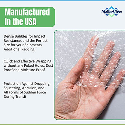 Heavy Duty Small Bubble Wrap Roll for Moving & Packing, 12 in x 175 ft