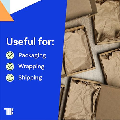 Kraft Paper Roll, 18" x 14400" (1200') Made in USA, 30 lb. Brown Packing Paper Roll, Recyclable Void Fill, Brown Kraft for Shipping, Packing, Wrapping, Storing - size: 18 inch x 1200 feet