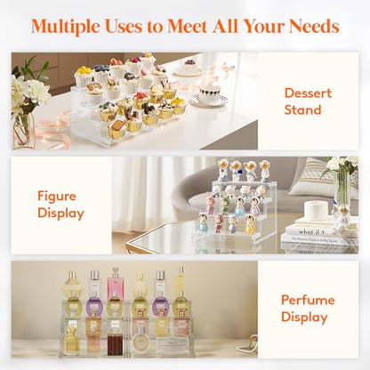 Lifewit Perfume Organizer, Cologne Stand Tool-Free Assembly, 9", 1 Pcs - color: Clear, size: 9 Inch,1 Pcs