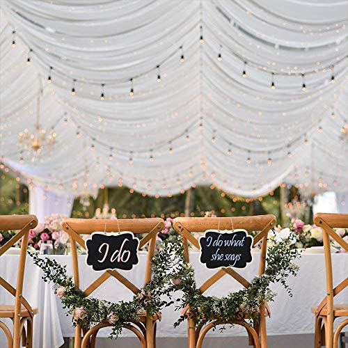 Hanging Chalkboard Signs 6.3''x4.7'' Wooden Reusable Smooth Surface Small Chalk Boards Double-Sided Little Labels for Food Pantry Beverage Baskets (Black, Pack of 6pcs)