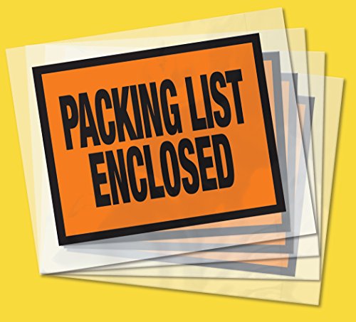 Duck Brand Security View Packing List Envelopes, 5.5 x 4.5-Inch, 500-Count (394742) - style: Security View