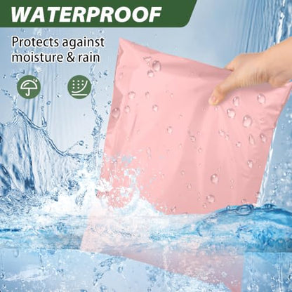 10Pack Thick Large Poly Mailers Bags 19x24 for Clothes and Small Bussiness - color: Pink, size: 10 Pack-19x24