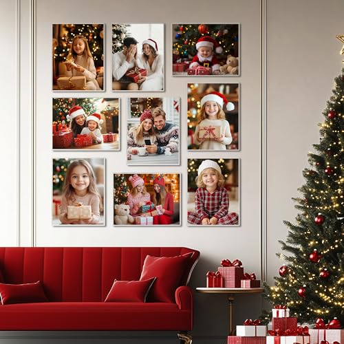 18x 24 inch Acrylic Picture Frame, Horizontal/Vertical Clear Photo Frame for Wall with Tape, No Drilling Floating Hanging Frameless Picture Frame, Wall Mount for Home, School, Office - size: 1 Pack 18 x 24 Inches