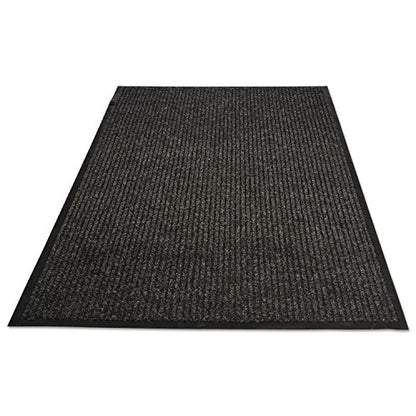 Guardian Golden Series Dual-Rib Indoor Wiper Floor Mat, Vinyl/Polypropylene, 3'x5', Charcoal