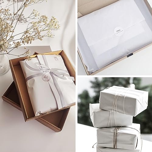 Simetufy 115 Sheets 20x30 White Tissue Paper for Gift Bags - color: white, size: 115 sheets