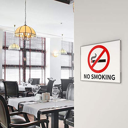 NIUBEE Acrylic Sign Holder 8.5 x 11 Wall Mount, Door Paper Flyer Display - size: 8.5x11"