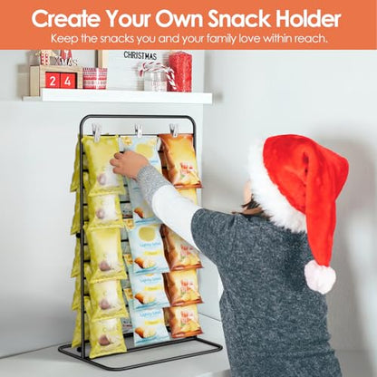 Nuovoware Chip Rack Display Stand, Black