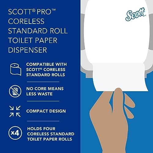 Scott Professional High-Capacity Toilet Paper Dispenser, Black (44518)