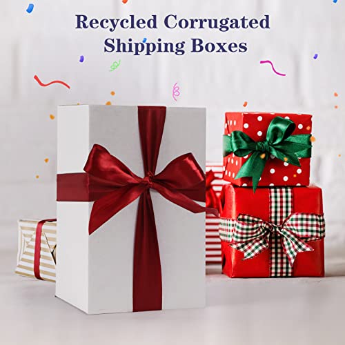 40 Pack Small Shipping Boxes 8x8x4 Inches - size: 8x8x4