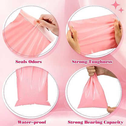 Fulmoon 300 Pcs Sanitary Napkin Disposal Bags for Tampons Pads, Light Pink - color: Light Pink