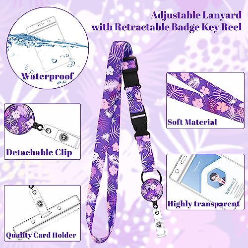 3 Pack Cruise Lanyards Set with Badge Holders and Phone Tether Tabs - color: Style a