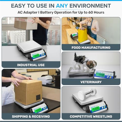 Adam Equipment CPWplus 6 Bench Scale, 13lb/6000g Capacity, 0.005lb/2g Readability - size: 6 Bench Scale, 6kg Capacity and 2g Readability