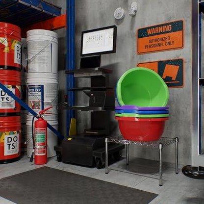 18" Deep x 24" Wide x 14" Height Wire Shelving Kit | 1-Tier | NSF Commercial Storage Rack Unit - size: 18" Deep x 24" Wide