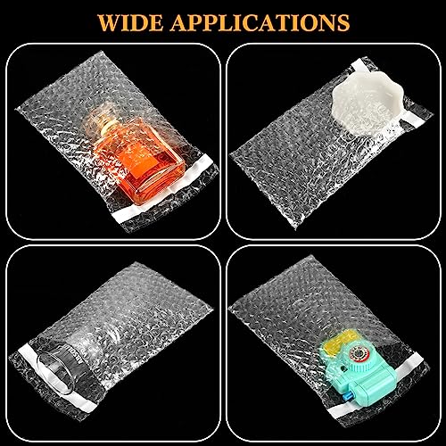 Perkoop Bubble Bags Double Bubble Pouches, 4 x 5.5 Inch, 120 Pcs - size: 4 x 5.5 Inch