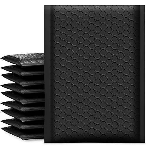 UCGOU Bubble Mailers 5x8.6" Usable Size 5x7" Padded Envelope Black 100 Pack - color: Black, size: 5x8.6" 100PC