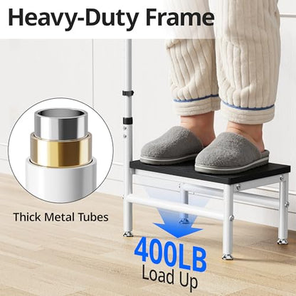 Step Stool with Handle for Adults and Seniors, Heavy Duty One Step Stool
