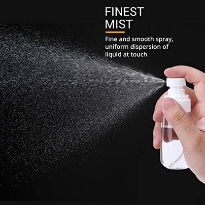 RELANOR 2 Pack Small Travel Spray Bottle Mini Size Mist Bottles 2oz/60ml