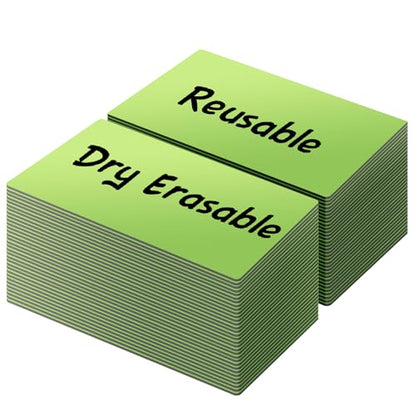 LLPT Dry Erase Magnetic Labels 2" x 4" 50 Packs Green (DML2040GN) - color: Green, size: 2" x 4"