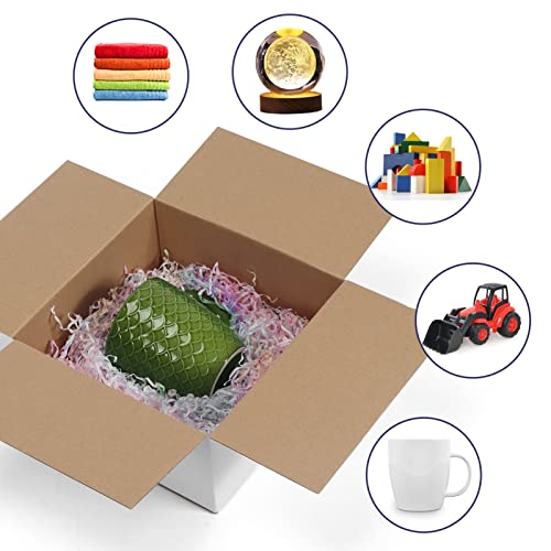 40 Pack Small Shipping Boxes 8x8x4 Inches - size: 8x8x4