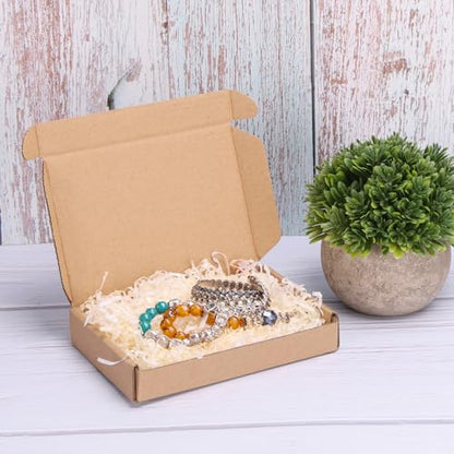 PHAREGE 50 Pack 6x4x1 inch Small Shipping Boxes, Brown Mailing Boxes - color: Brown, size: 6x4x1 inch 50 Pack