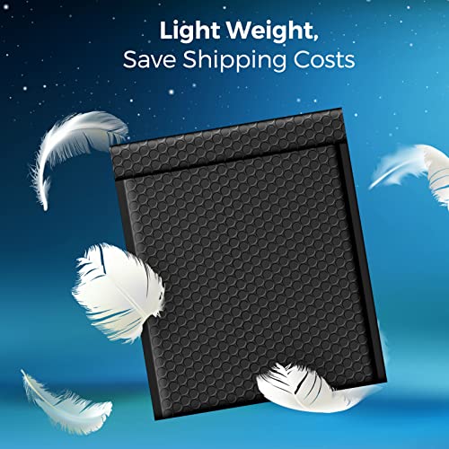Fuxury Black Bubble Mailers 8.5x12" Padded Envelopes 100 Pack Bulk - color: Black, size: 8.5x12" 100PC