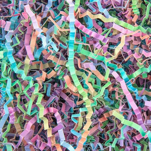 Caleihd Crinkle Cut Paper Shred Filler Gift Cushion Streamer Multi-color - color: Blend Color