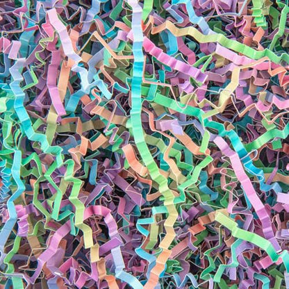 Caleihd Crinkle Cut Paper Shred Filler Gift Cushion Streamer Multi-color - color: Blend Color
