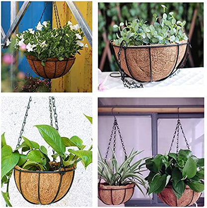 Legigo 3 Pack 14 Inch Hanging Basket Coco Liners Replacement, Round - color: 3pcs, size: 14 Inch