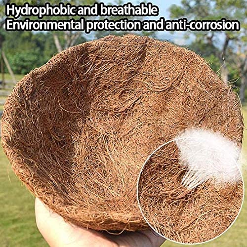 Legigo 3 Pack 14 Inch Hanging Basket Coco Liners Replacement, Round - color: 3pcs, size: 14 Inch