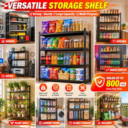 Snack Display Rack, 3 Tier Candy Display Rack Countertop Organizer, 1000lb Load, Heavy Duty Retail Display Shelves for Vendors, Snack Rack Display Stand for Kitchen Pantry (36"W x 14"D x 32"H) - size: 36"W x 14"D x 32"H