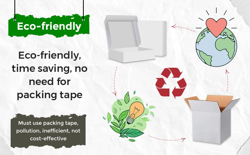 White Shipping Boxes 6x6x6 Heavy Duty, Lightweight, 6"L X 6"W X 6"H Foldable Corrugated Cardboard Mailer Boxes for Packaging Small Business Mailings Gifts Promotions Crafts Moving Box 50 Pack