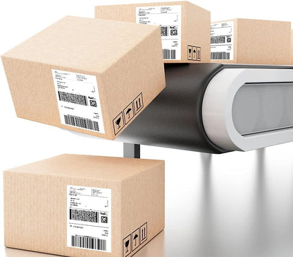 Label KINGDOM 4 x 6 Inch Direct Thermal Shipping Label Roll, 500 Sheets - color: Black on White-500pcs