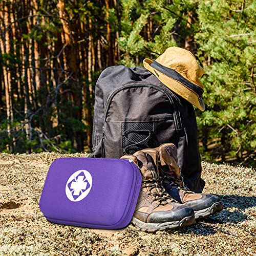 First Aid Kit 276PCS Car Home Camping Essentials Purple Emergency Kit - color: Purple-276pcs