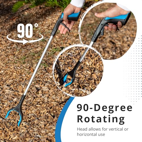 Grabber Reacher Tool - 32 Inches - Extra Long Claw Hand Grabber for Reaching - Hand Extension Stick - Grabbers for Elderly - Trash Pickup Tool - Litter Picker & Nabber - Mobility Aid
