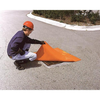 UltraTech 2125 Ultra-Drain Seal Drain Cover, Orange Urethane, 36" x 58" - size: 36" x 58", style: Rectangular