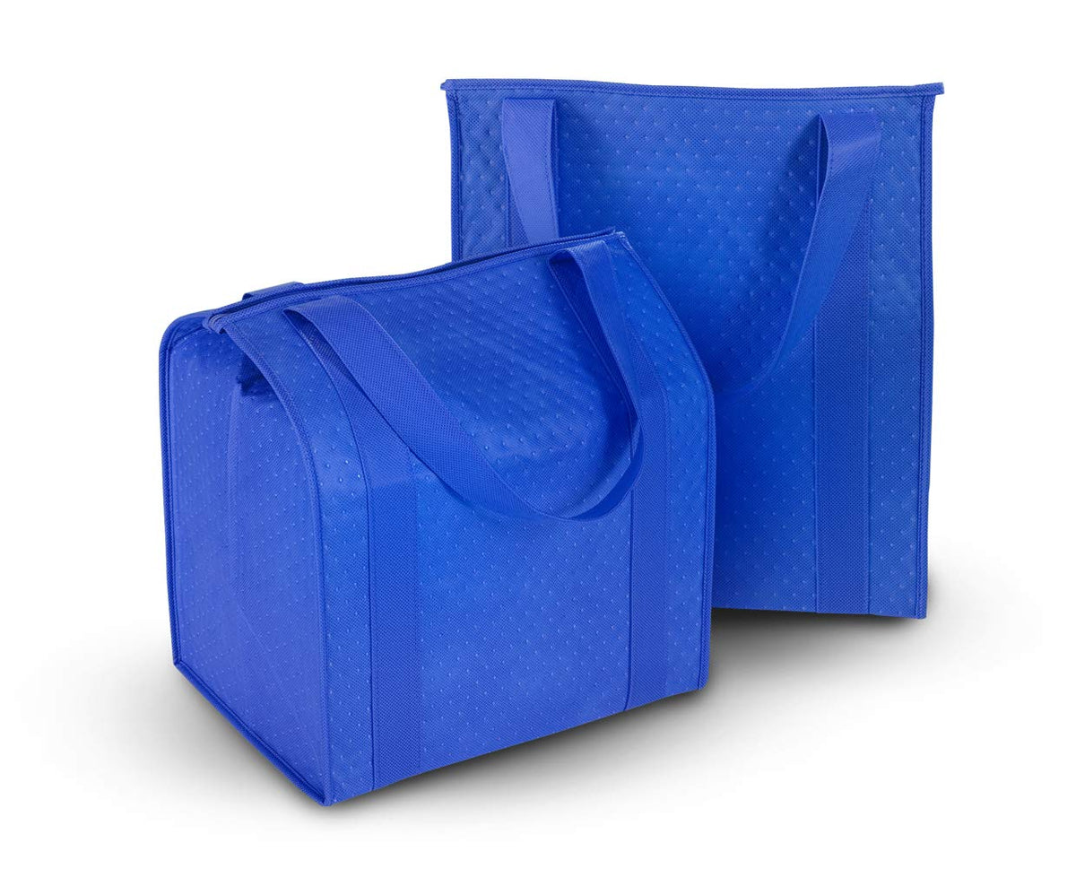 Mediz Hannah Smart Large Capacity Heavy Duty Insulated Shopping Bag - color: Blue