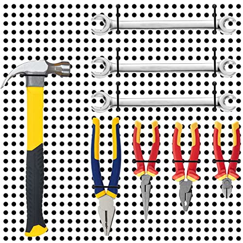 Waziaqoc 16PCS Pegboard Plier Holders, Black - color: Black
