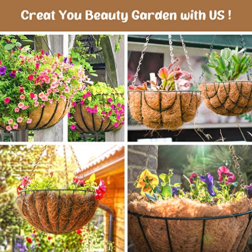 Legigo 3 Pack 20 Inch Hanging Basket Coco Liners Replacement, Round - color: 3pcs, size: 20 Inch