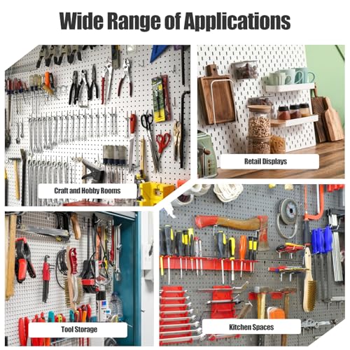 150Pcs Pegboard Hook Locks, Silicone Peg Board Locks Stoppers (Translucent)